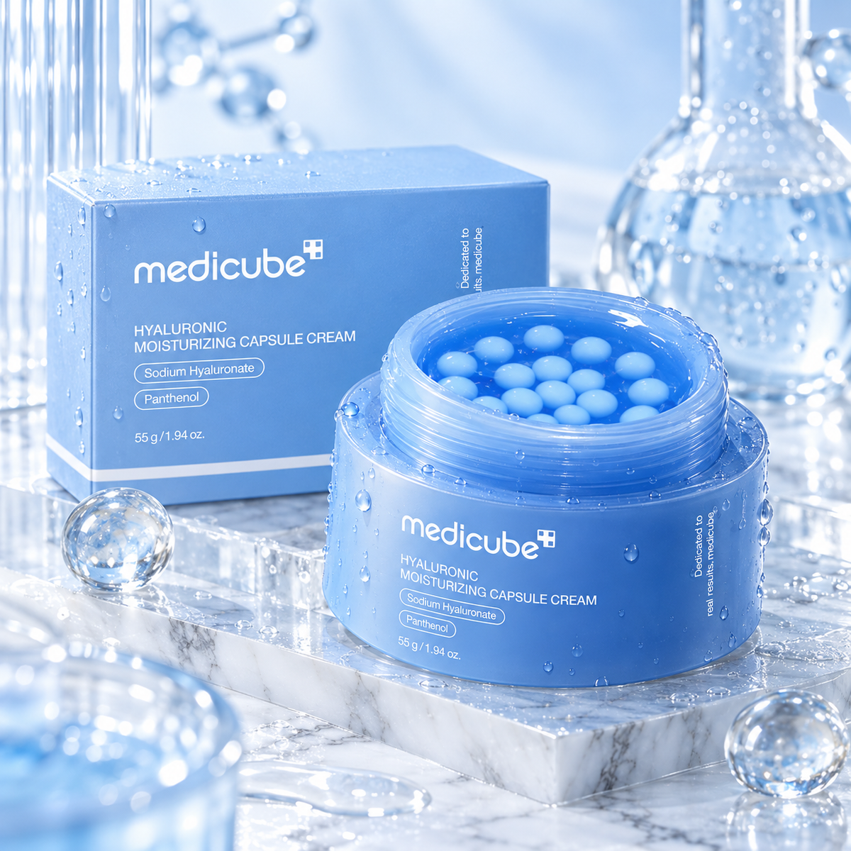 Medicube Hyaluronic Moisturizing Capsule Cream 55g