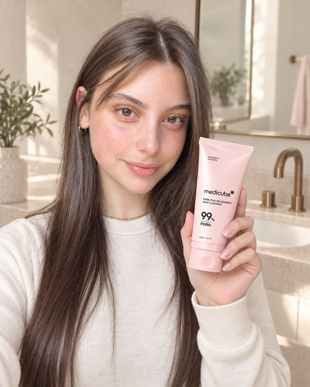 Medicube PDRN Pink Niacinamide Whip Cleanser — 120g