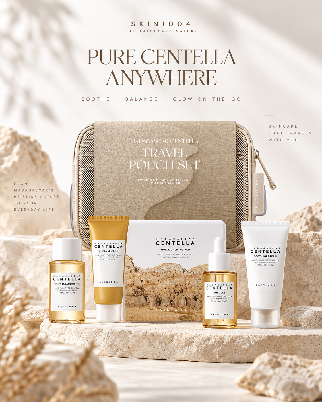 SKIN1004 Madagascar Centella Travel Pouch Set